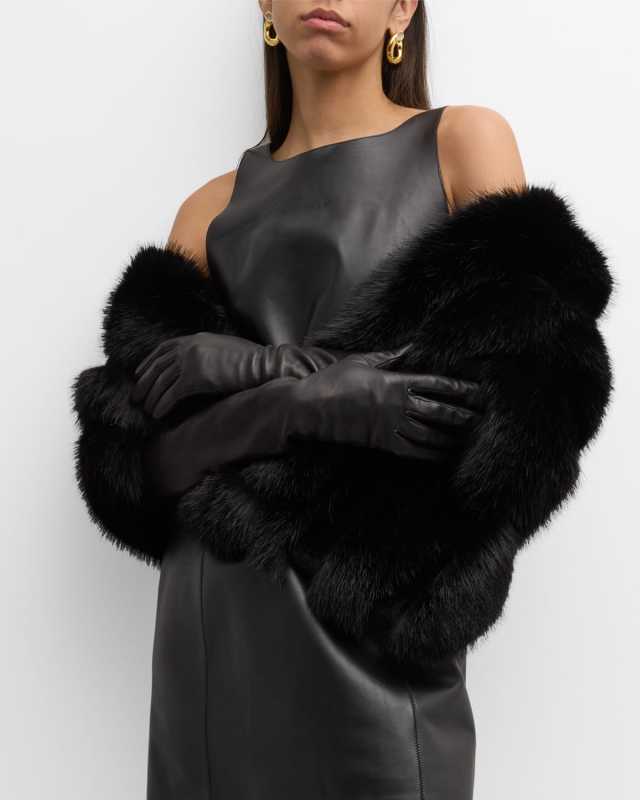 Lush Faux Fur Shoulder Wrap
